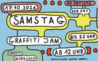 Graffiti Jam at the Ratsweg traffic circle.
